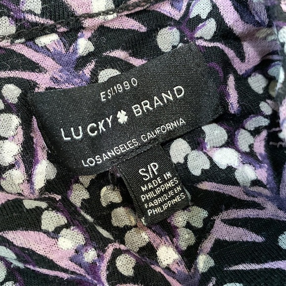Lucky Brand floral long sleeve size small - Picture 3 of 5